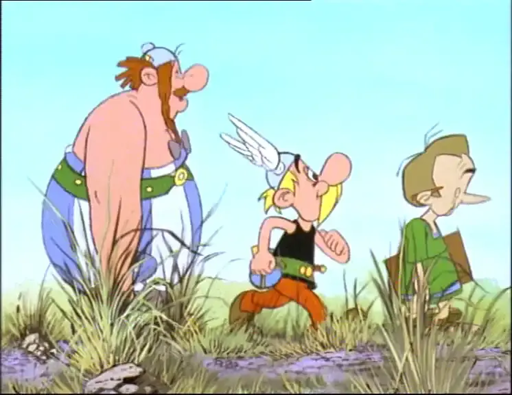 Asterix, Obelix e Caius Pupus