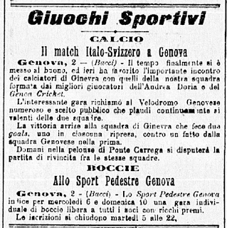 Il Natale al tempo del football dei pionieri. Iniziamo oggi un viaggio nei giorni festivi trascorsi a dar calci ad un pallone, con una serie di articoli dedicata agli incontri internazionali che si disputavano in Italia nel periodo delle festività di fine anno