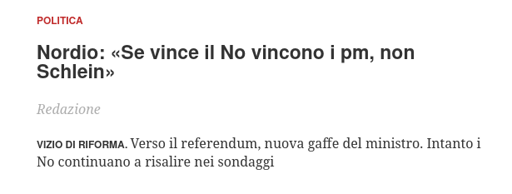 Anteprima di un articolo de il manifesto:
Politica
Nordio: «Se vince il No vincono i pm, non Schlein»
Redazione
Vizio di riforma. Verso il referendum, nuova gaffe del ministro. Intanto i No continuano a risalire nei sondaggi 