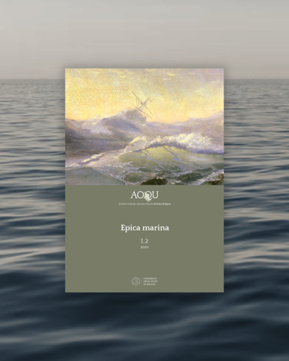 Copertina AOQU, volume 1, fascicolo 2 (2020): Epica marina