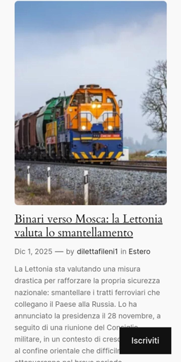 Immagine della ferrovia