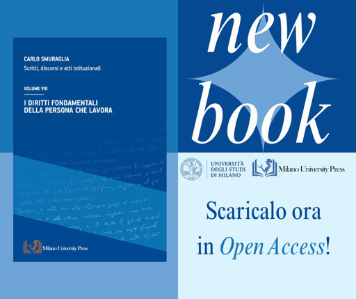 Copertina dell'ottavo volume della serie su Carlo Smuraglia: "I diritti della persona che lavora".
