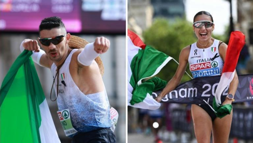 Europei atletica, maratona marcia, Oro per Stano e Fiorini