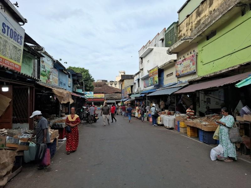 mercato di Pettah a Colombo