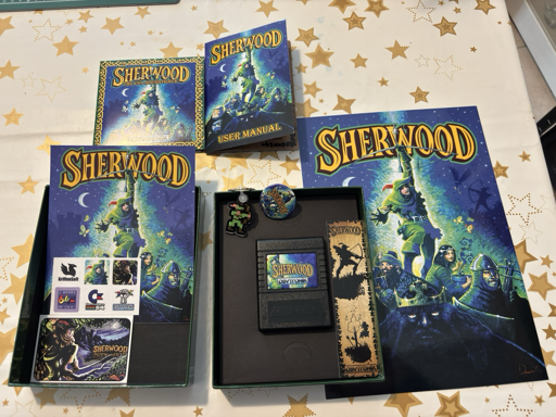 Videogioco sherwood per c64 box completa 