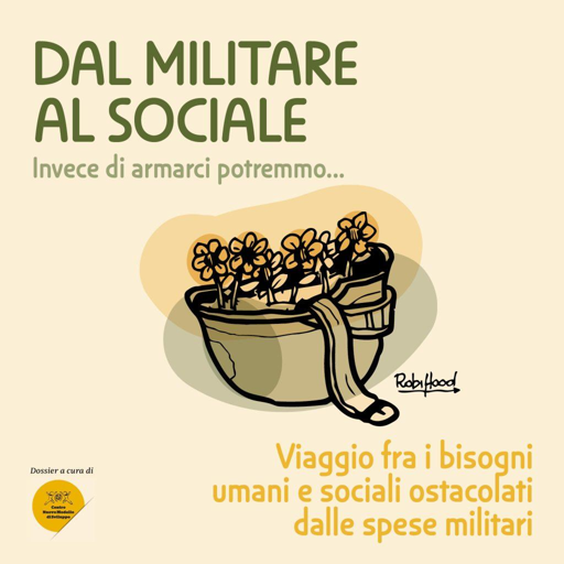 copertina del dossier "Dal militare al sociale" del CNMS