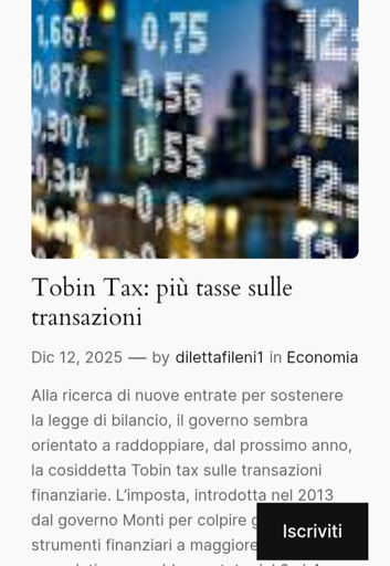 Immagine orientativa dei mercati finanziari