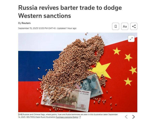 Russia barter