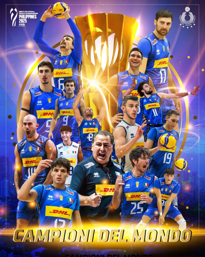 Italia campione del mondo di pallavolo maschile 