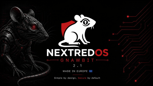 logo di nextred os, un topo