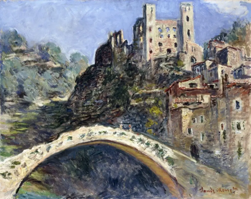 Le Château de Dolceacqua - Claude Monet