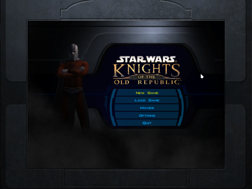 Knights of the Old Republic su GhostBSD in esecuzione con Wine + DVKX.