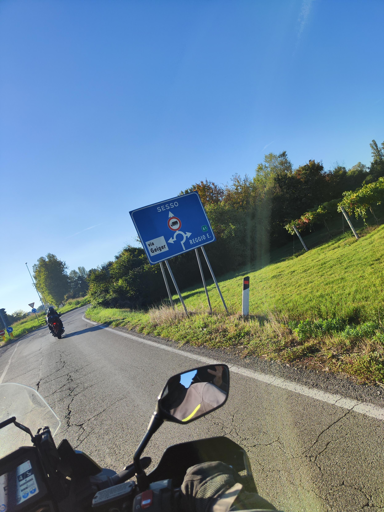 on the road