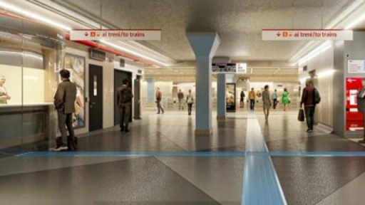 Immagine della stazione Lepanto della Metro A di Roma, con gli spazi della banchina e dell’area di accesso alla metropolitana. La stazione è interessata da interventi di riqualificazione e manutenzione che richiedono una temporanea chiusura. La scena rappresenta una fermata della rete metropolitana romana e il contesto in cui vengono organizzati i lavori sulle infrastrutture e sugli impianti.